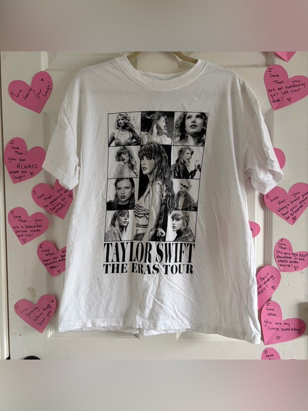Taylor Swift White Eras Tour T-shirt